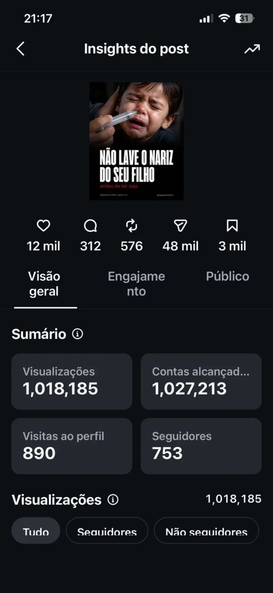Depoimento de Iago