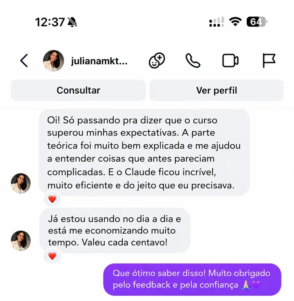 Depoimento de Juliana